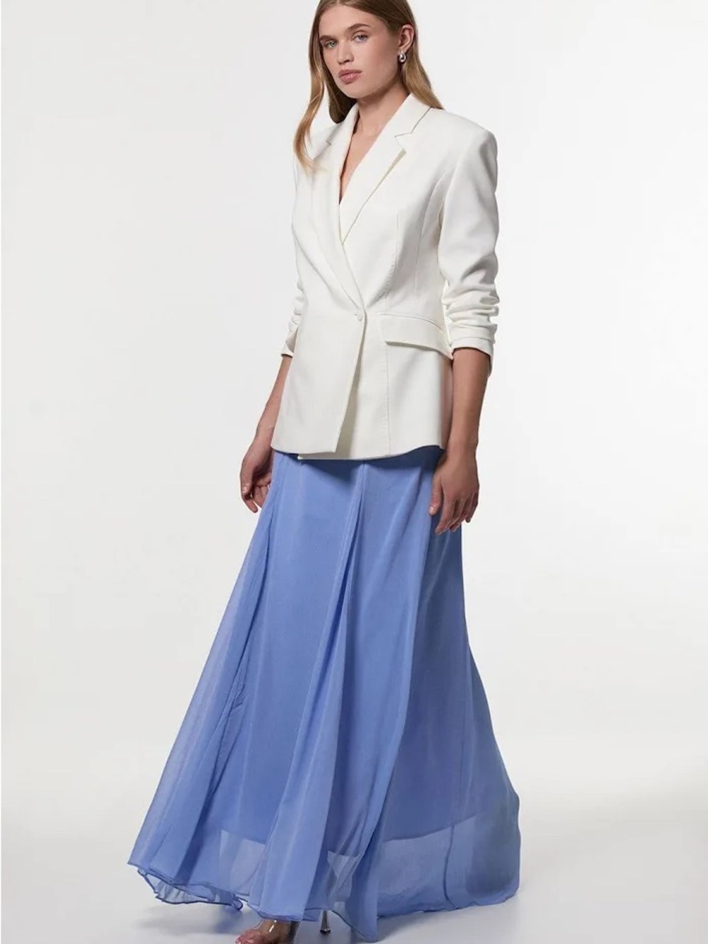 Karen Millen Compact Stretch Stab Stitch‎ Asymmetric